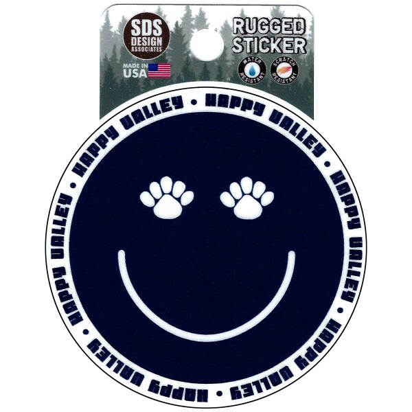 smiley Happy Valley rugged sticker